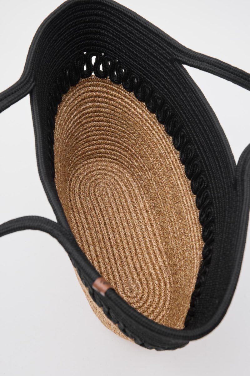 Miami Black Handmade Straw - Image 4
