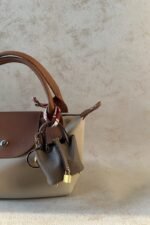 Brown Classic Lock Bag Charm