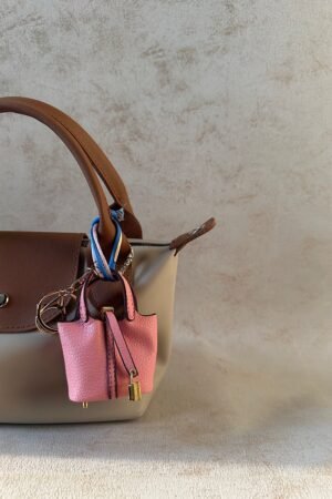 Pink Classic Lock Bag Charm