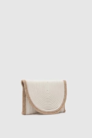 Giselle Straw Clutch