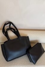 Mini Higgs Leather Black + Purse