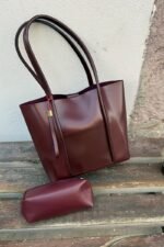 Jade Bordeaux + Purse