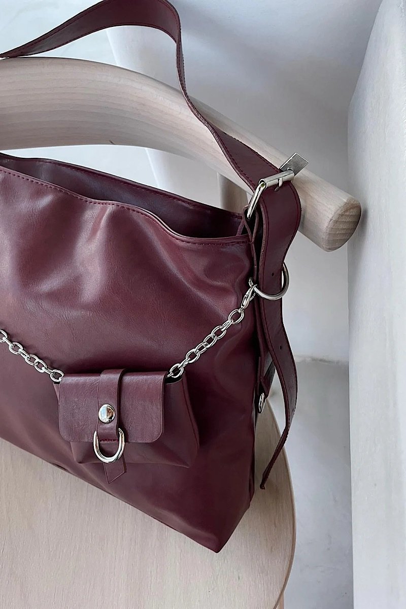 Bucks Bordeaux + Mini Purse - Image 3