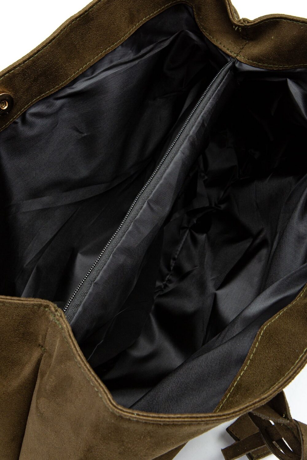 Helena Suede Olive Green