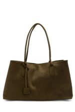 Helena Suede Olive Green