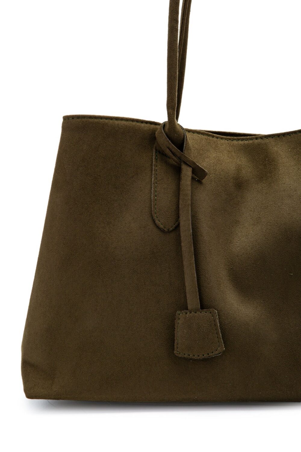 Helena Suede Olive Green