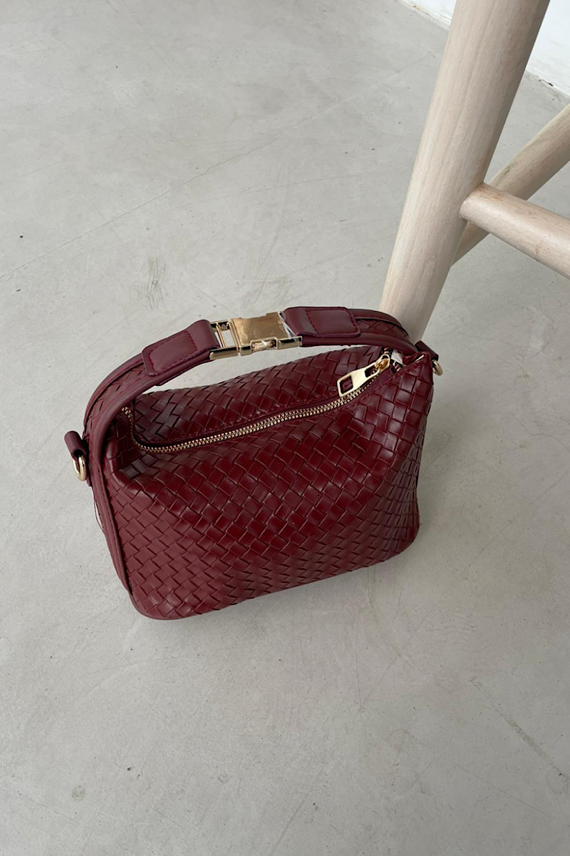 Claude Woven Bordeaux - Image 3