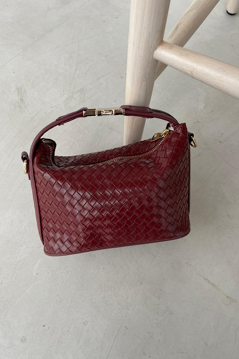 Claude Woven Bordeaux - Image 2