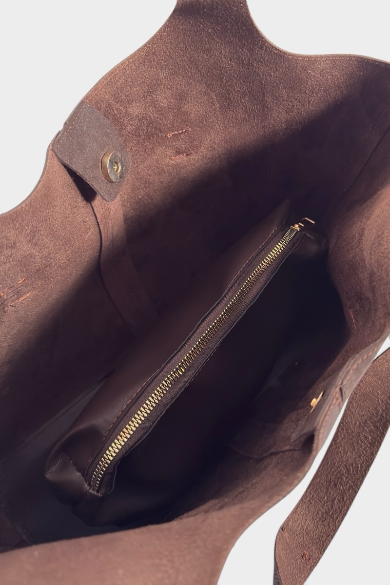 Lucia Suede Brown