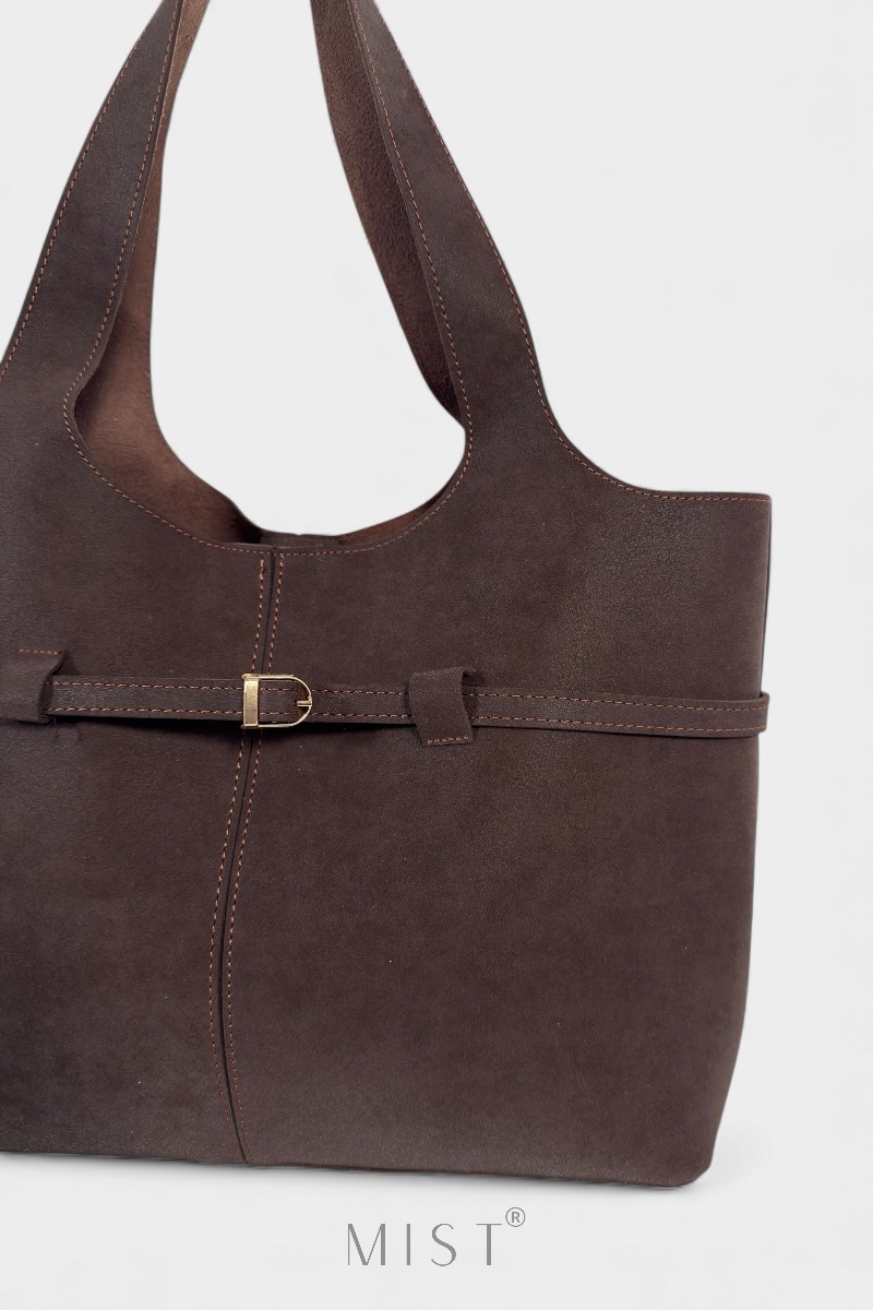 Lucia Suede Brown