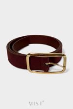 Suede Bordeaux Belt SBB2
