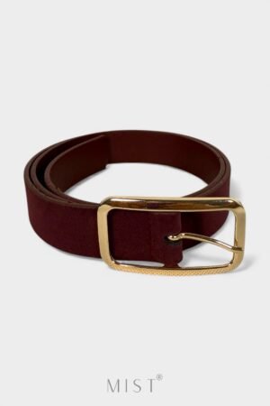 Suede Bordeaux Belt SBB2