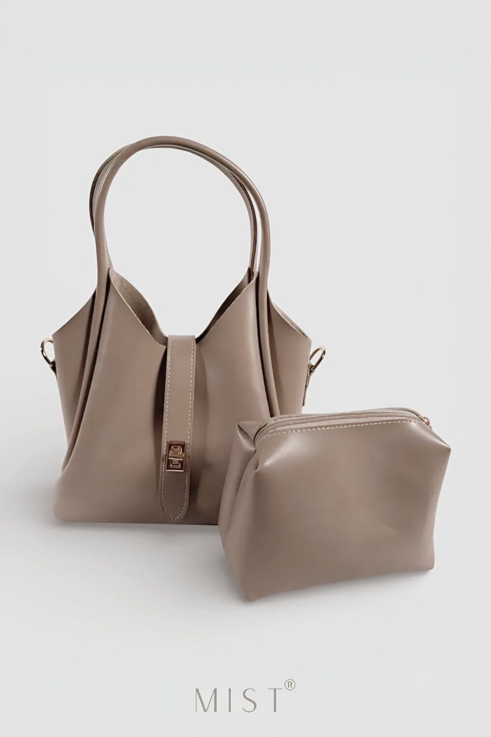 Cindy Beige + Purse