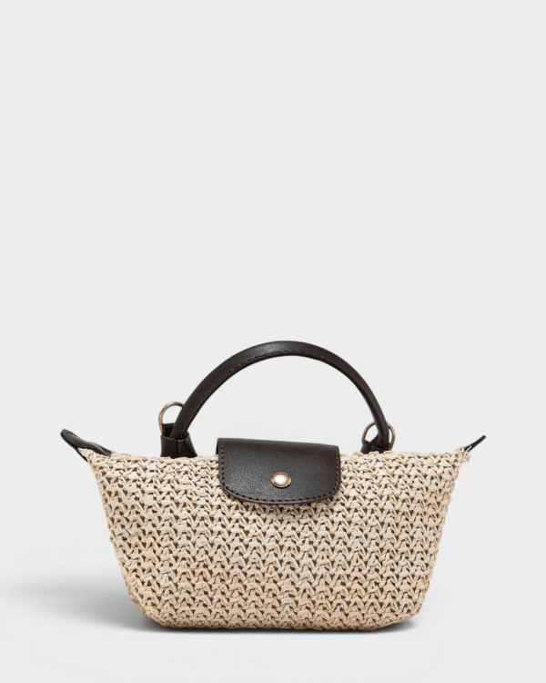 Mini Tiger Straw Black