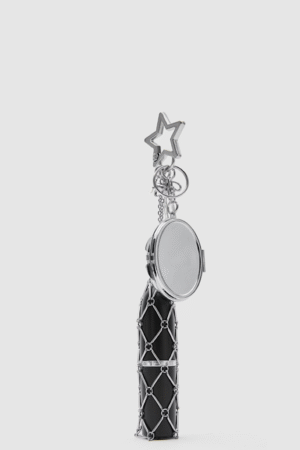 Silver Star Lipstick Keychain