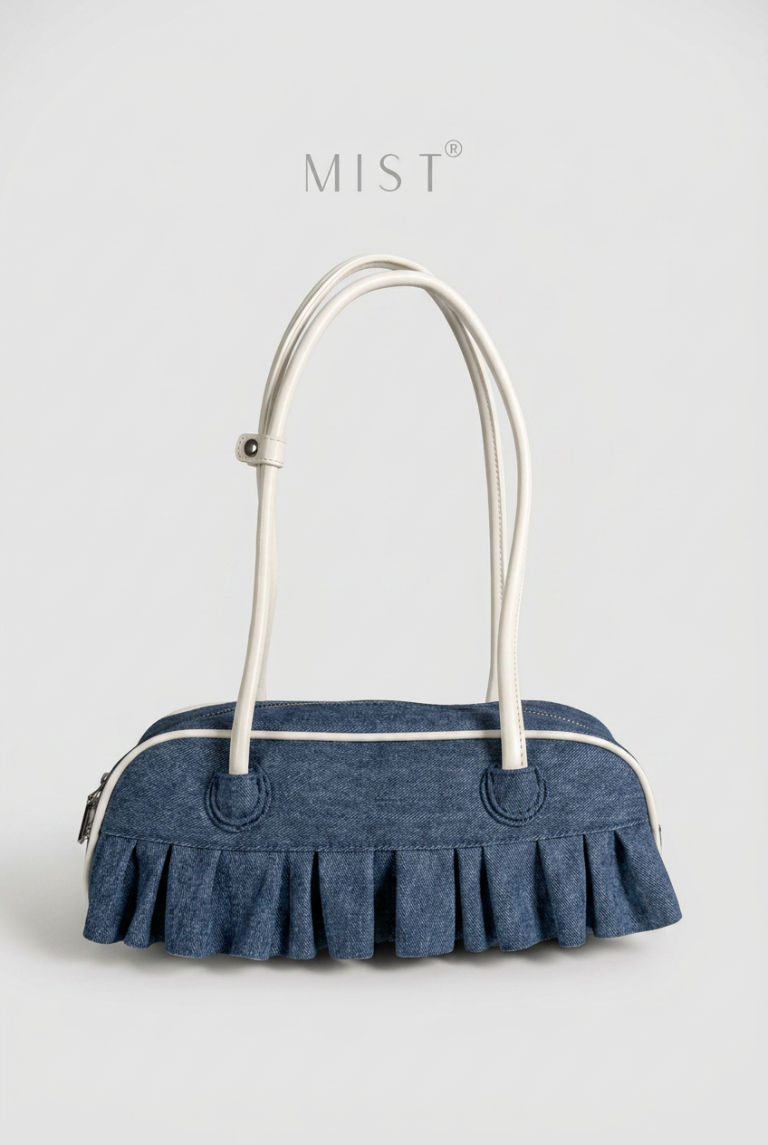 Ruffle Dark Denim