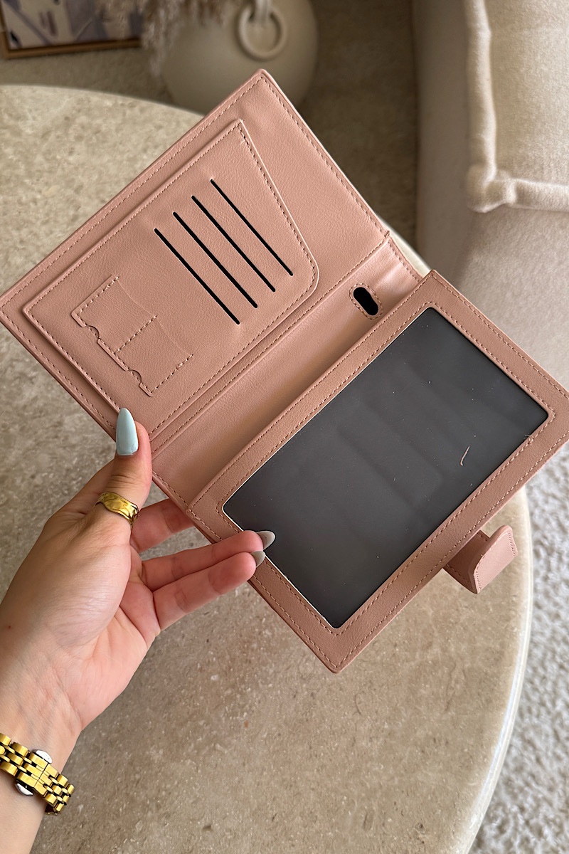 Wander Passport & Mobile Phone Wallet Pink