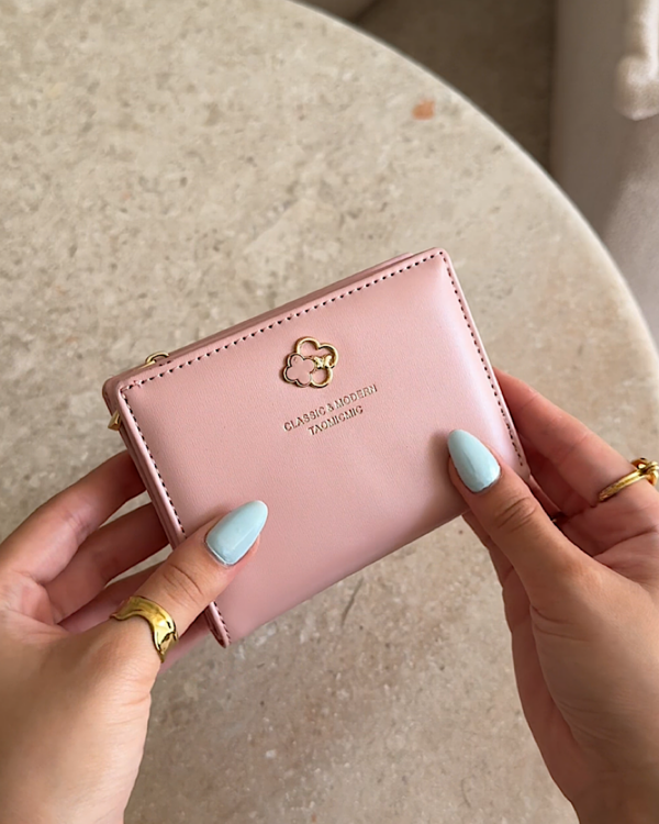 Clover Glow Wallet Pink