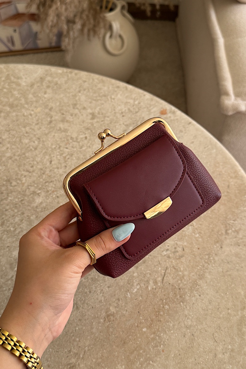 Goldie Kiss-Lock Bordeaux