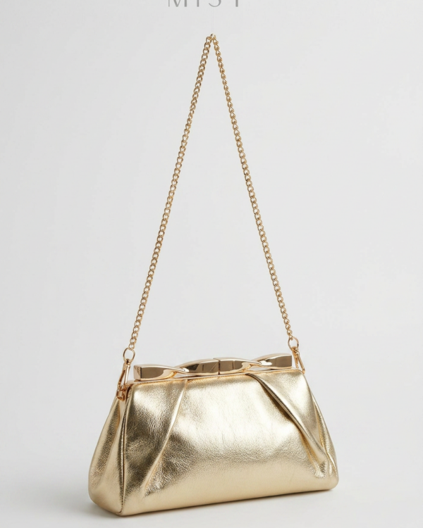 Anna Gold Clutch