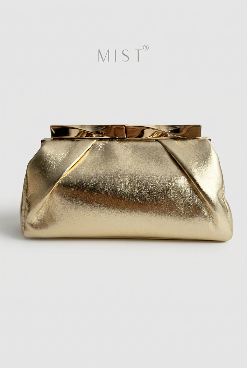 Anna Gold Clutch