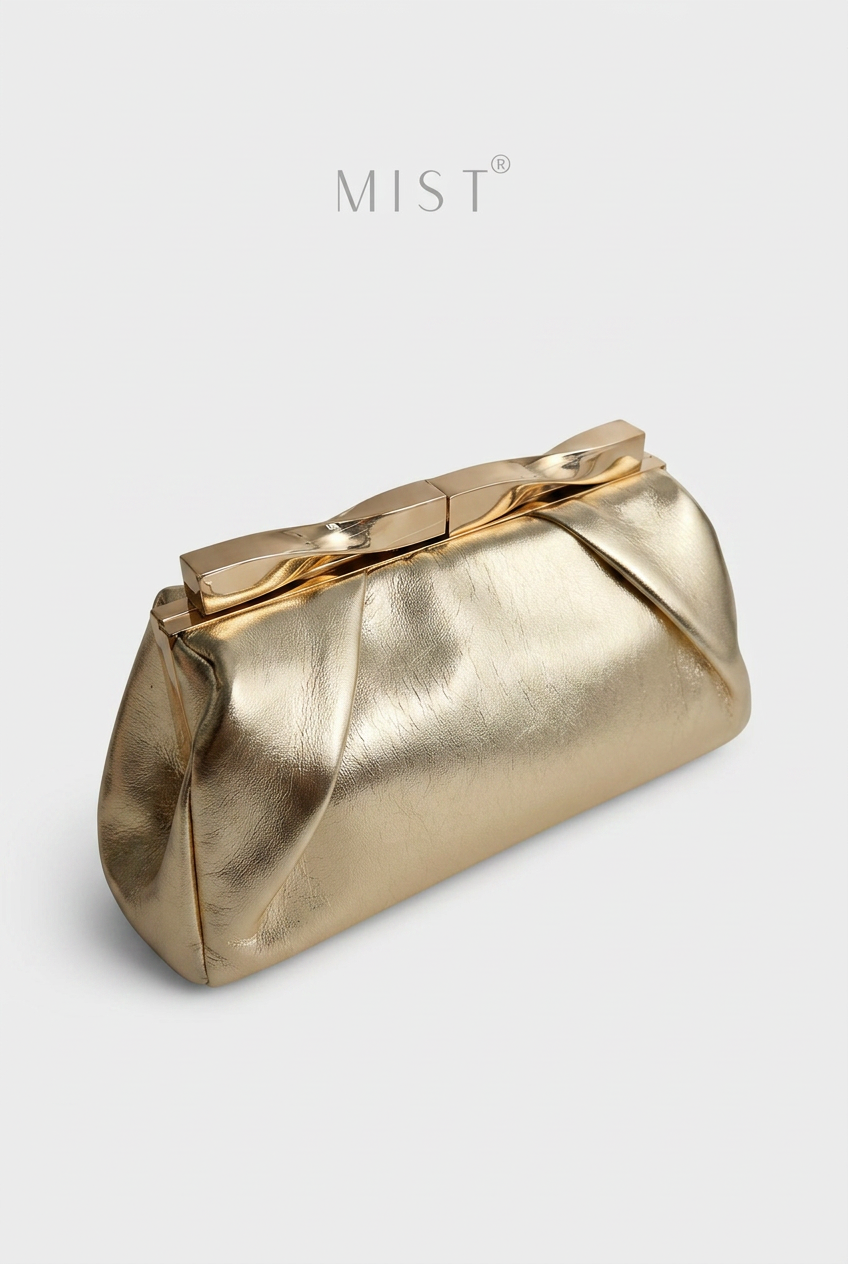Anna Gold Clutch