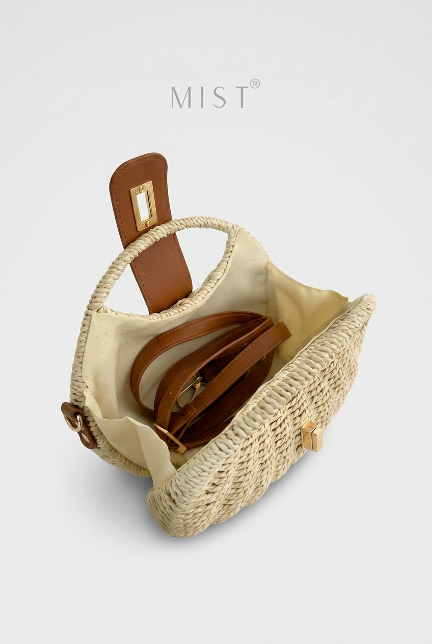 Cove Handmade Straw Beige