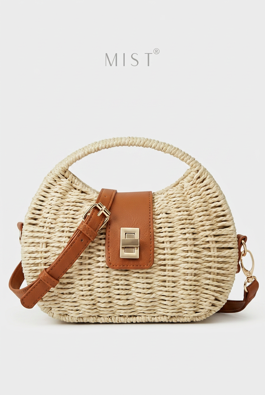 Cove Handmade Straw Beige