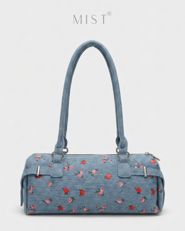 Camellia Floral - Denim Blue