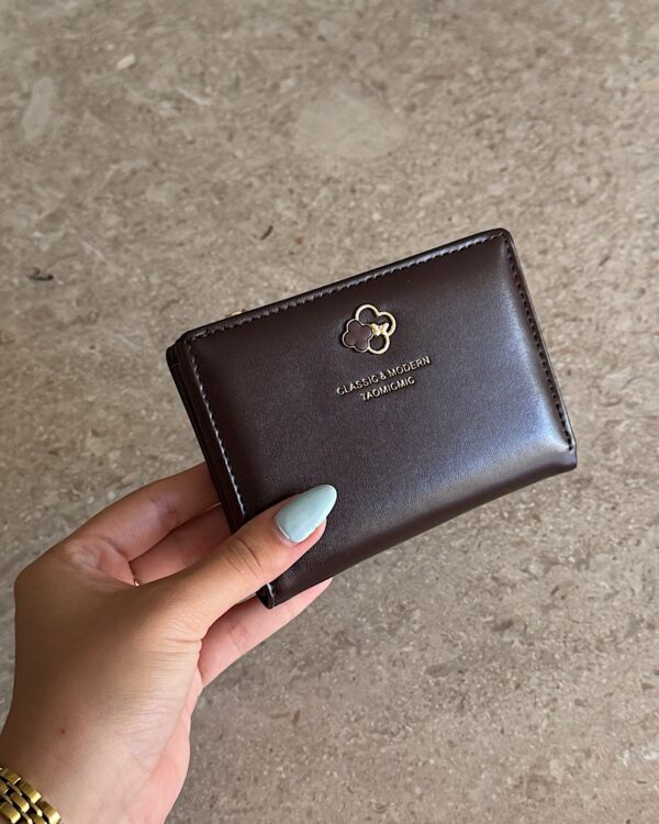 Clover Glow Wallet Brown
