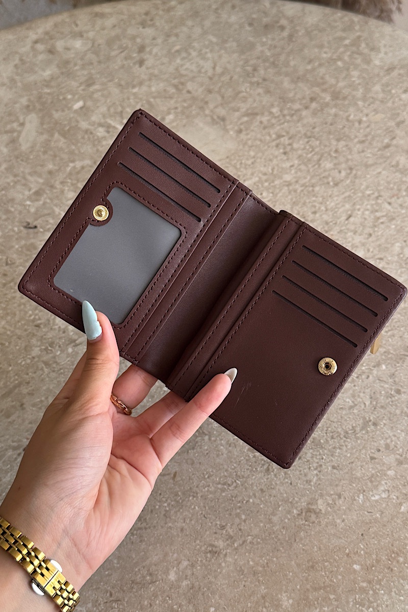 Clover Glow Wallet Brown