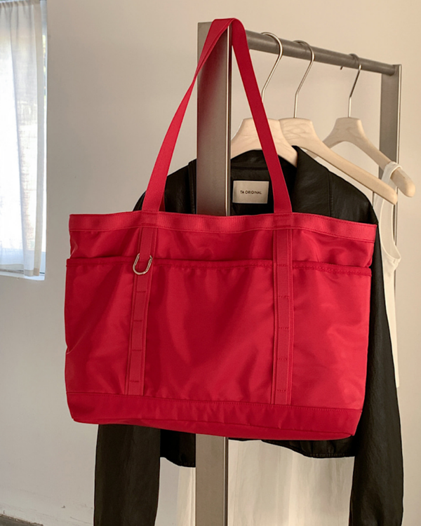 Jolie Shopper Tote Large - Red