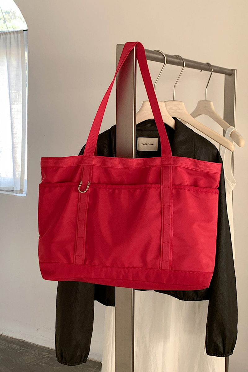 Jolie Shopper Tote Large - Red