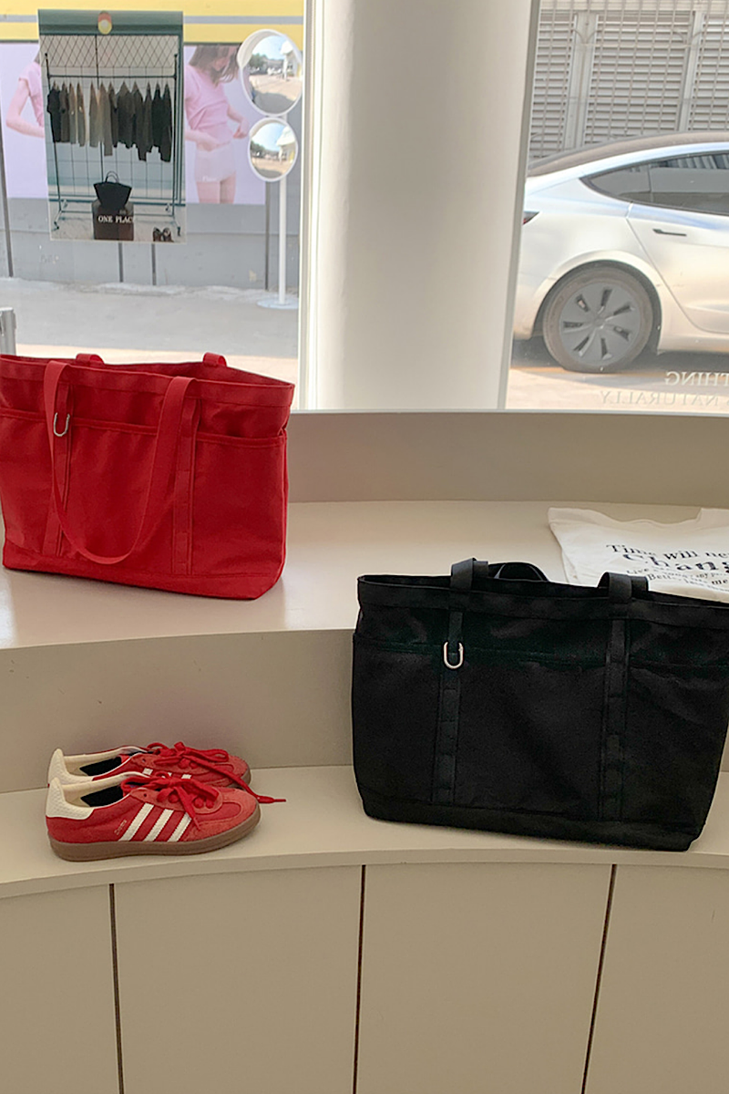 Jolie Shopper Tote Large - Red