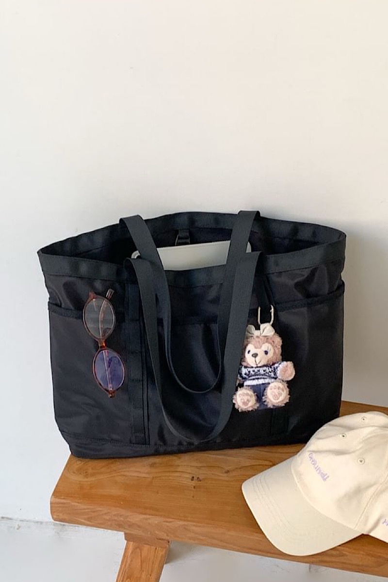 Jolie Shopper Tote Large – Black
