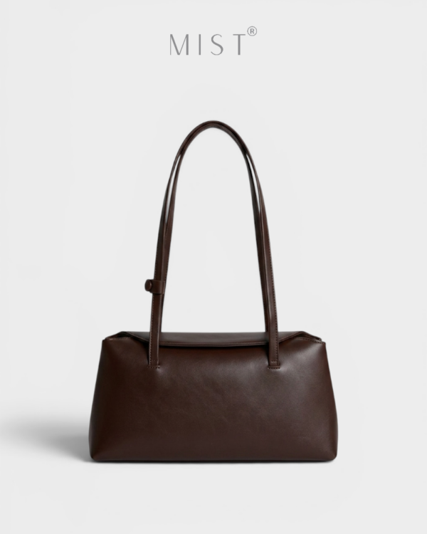 Venice Pillow Closure Minimalist Handbag - Brown