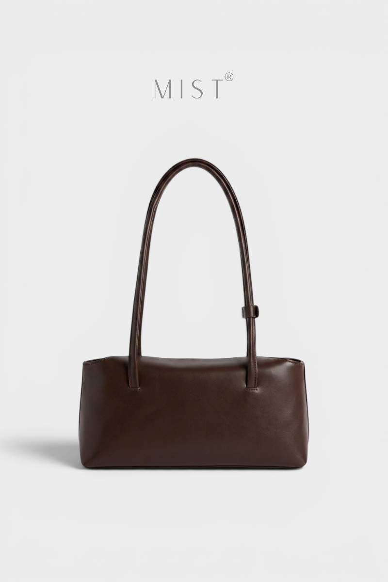 Venice Pillow Closure Minimalist Handbag - Brown