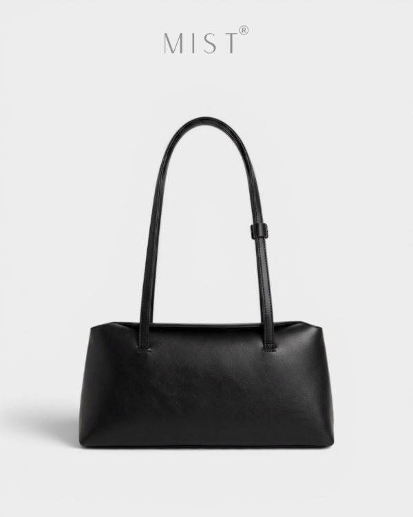 Venice Pillow Closure Minimalist Handbag - Black