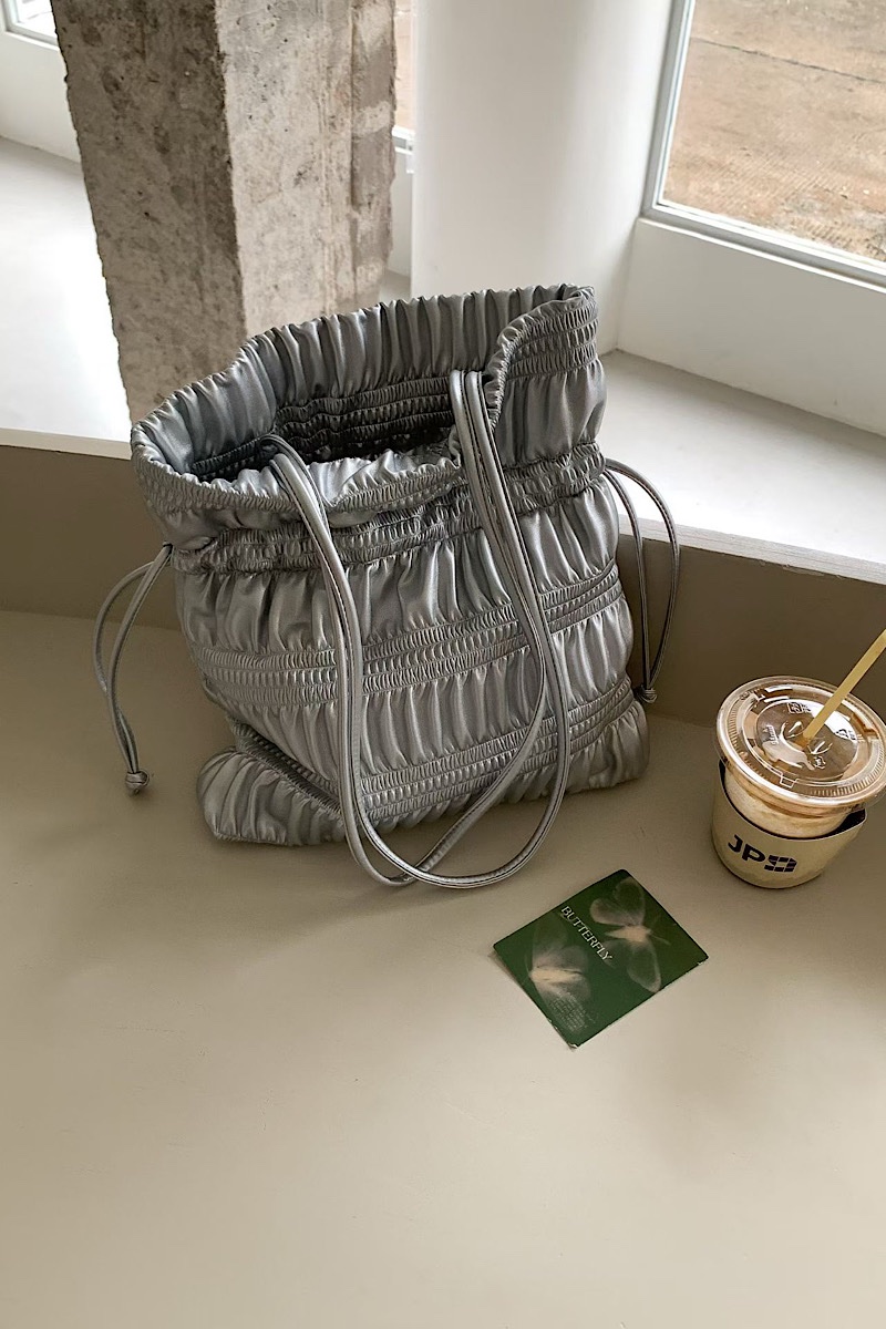 Mina Drawstring - Silver