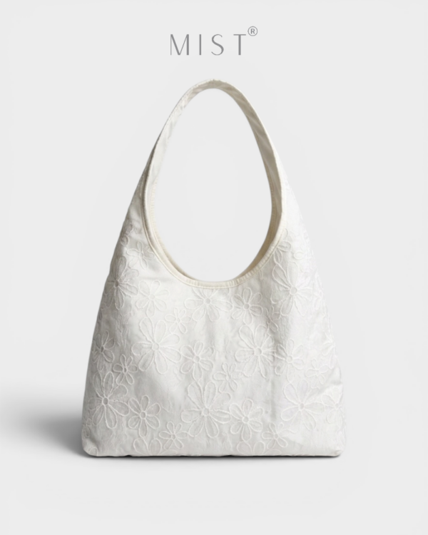 Hana Embroidery - White