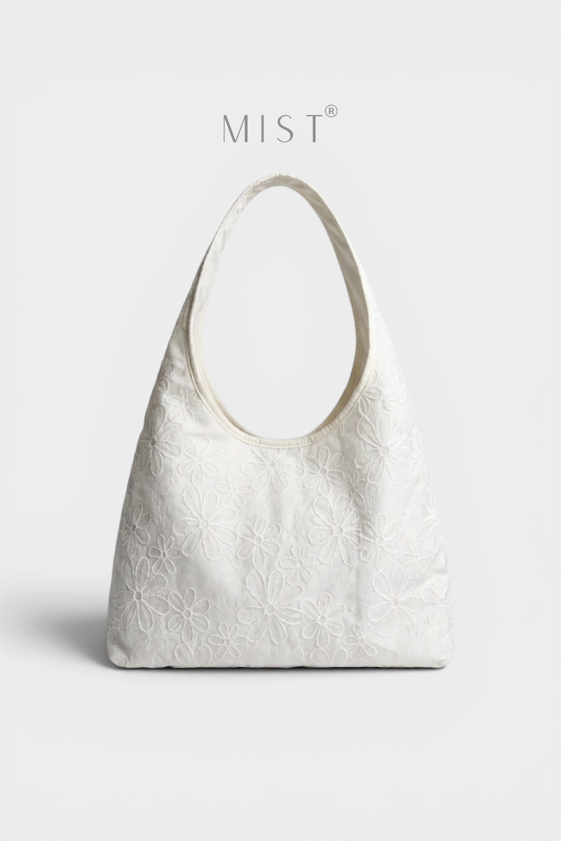 Hana Embroidery - White