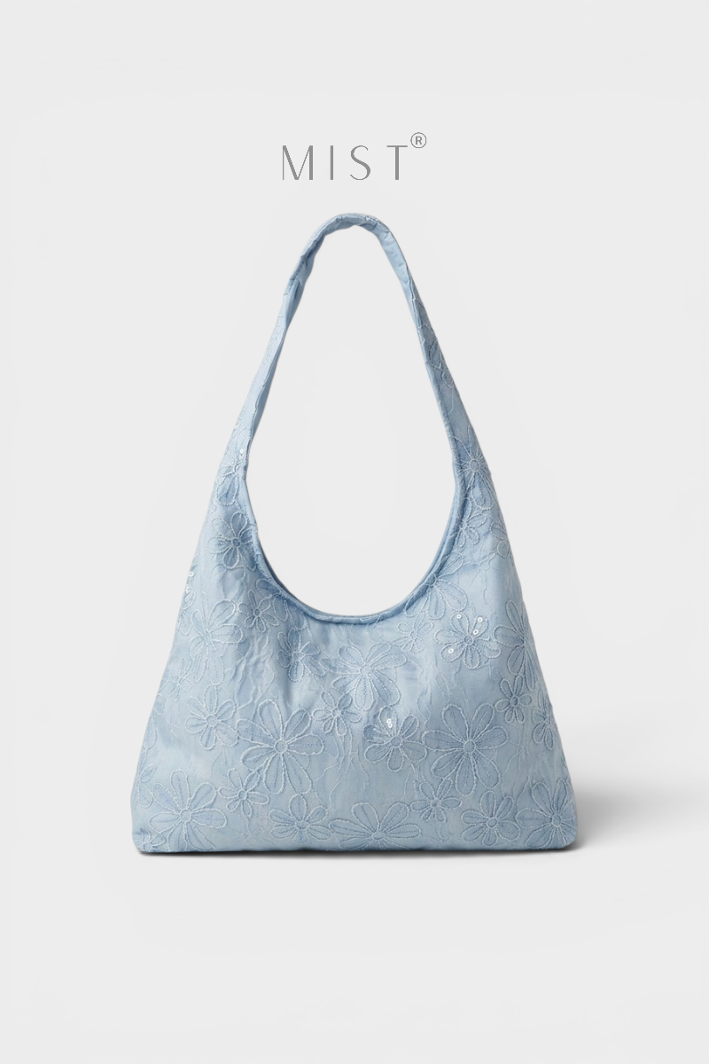 Hana Embroidery - Baby Blue