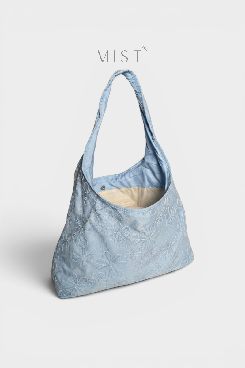 Hana Embroidery - Baby Blue