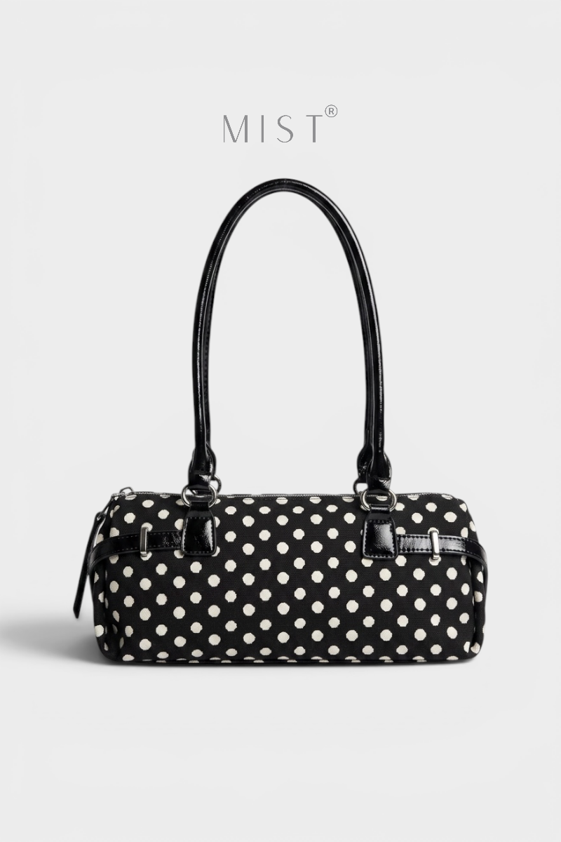 Camellia Polka Large - Black