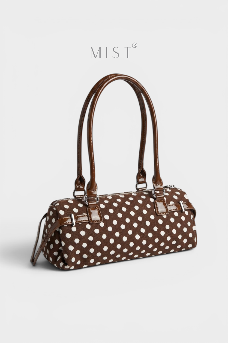 Camellia Polka Large - Brown