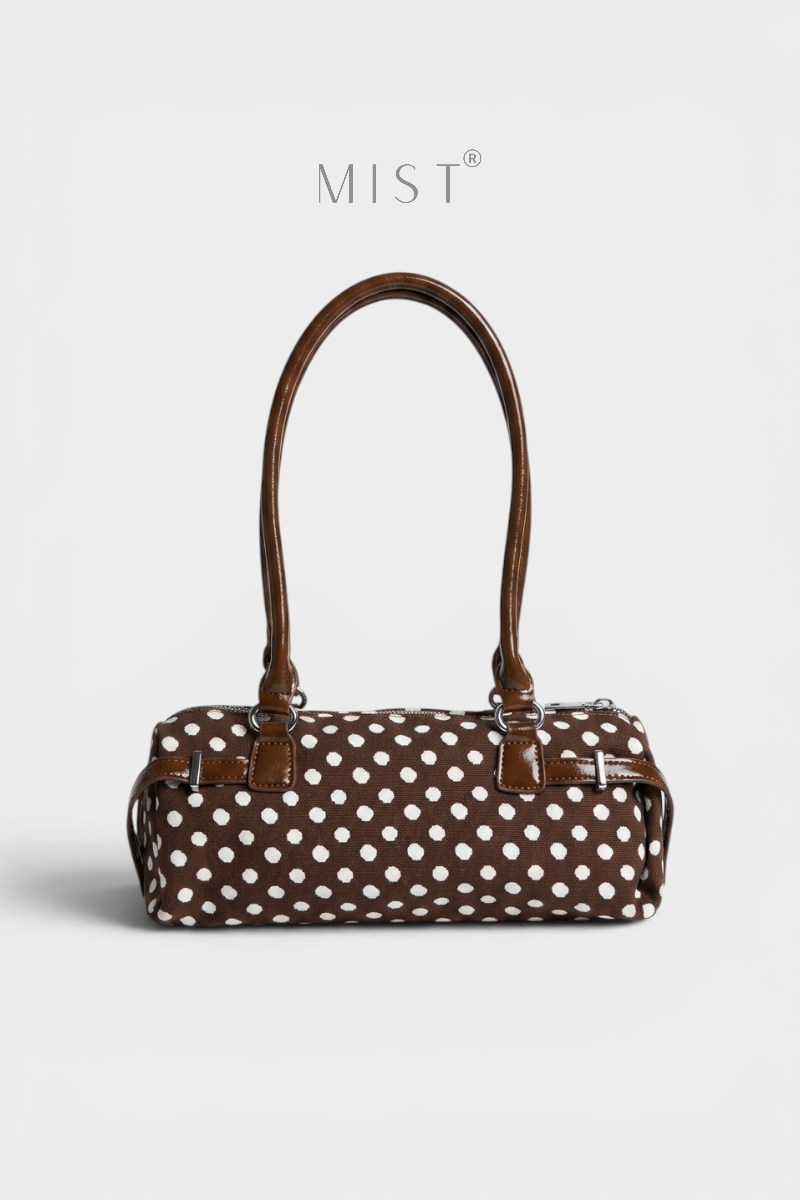 Camellia Polka Large - Brown