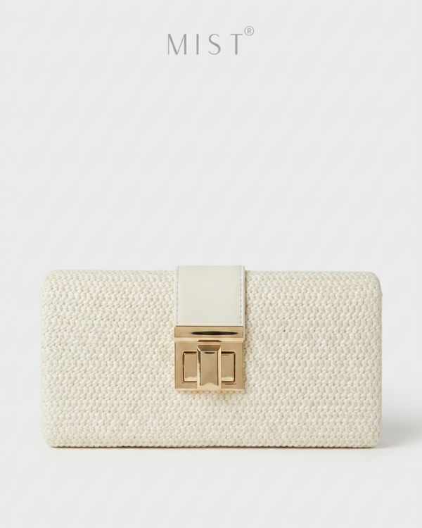 Merve Clutch - Cream