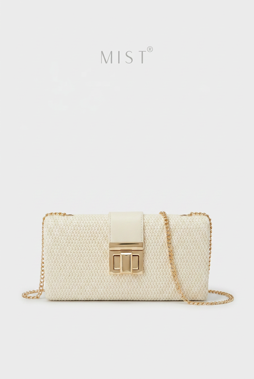 Merve Clutch - Cream