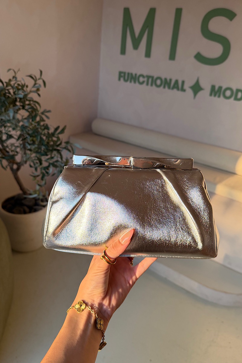 Anna Clutch - Silver
