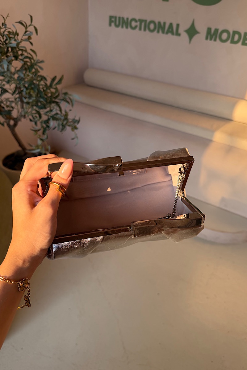 Anna Clutch - Silver